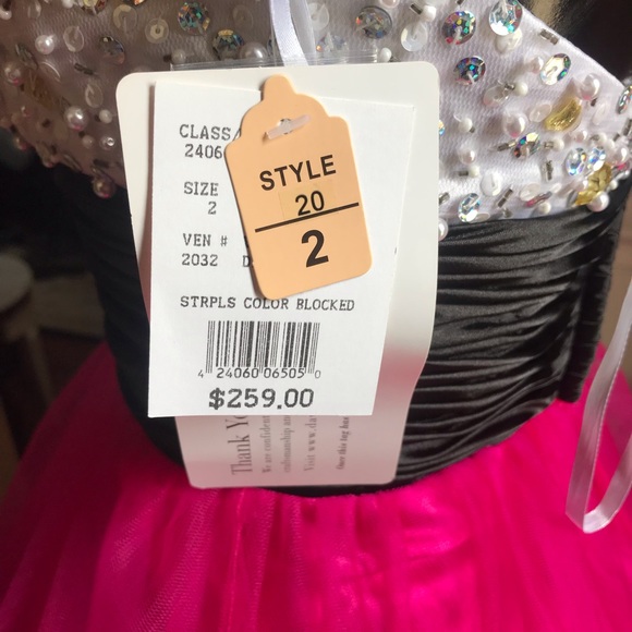 New David’s Bridal Formal Sequins Top Dress - Picture 6 of 7